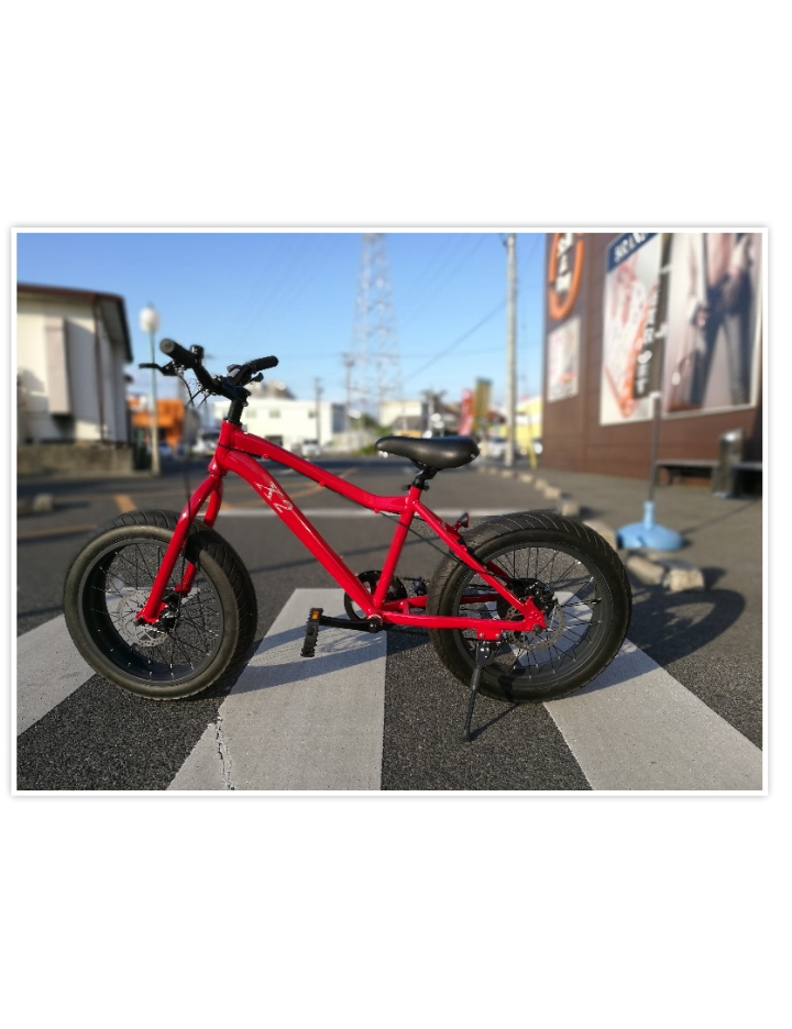 ジャングルジャングル岸和田店】折り畳み自転車 20インチ レッド 南