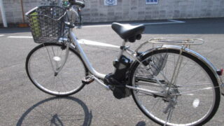 ほとんど未使用♪パナソニック電動自転車お売り頂きました。