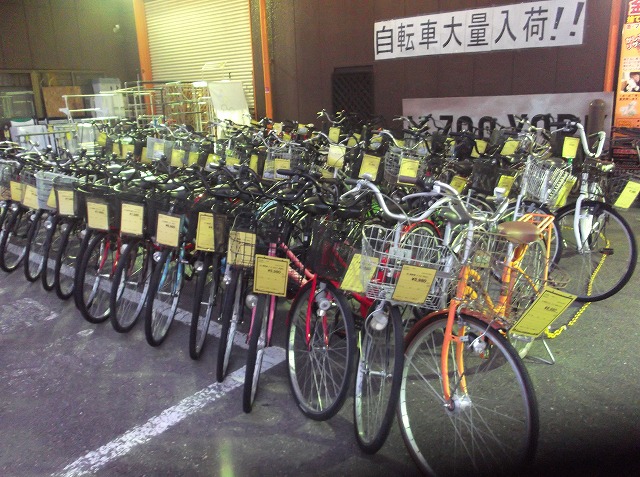 自転車大量陳列中♪貝塚、泉佐野で自転車買うならジャングルジャングル貝塚店でしょ♪ | リサイクルショップのジャングルジャングル